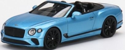 Available To Order – Bentley Continental GT Speed Convertible 2022 Kingfisher 1:43 TrueScale Miniatures Model (TSM 430635)