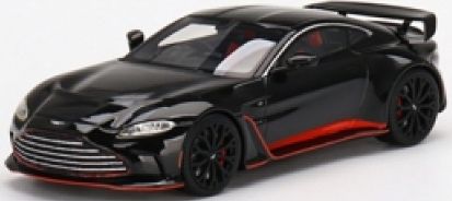 Available To Order – Aston Martin V12 Vantage Jet Black 1:43 TrueScale Miniatures Model (TSM 430698)