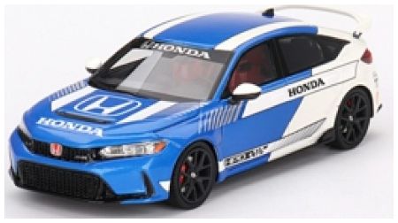 Available To Order – Honda Civic Type R #3 2023 Pace Car Blue 1:43 TrueScale Miniatures Model (TSM 430767)