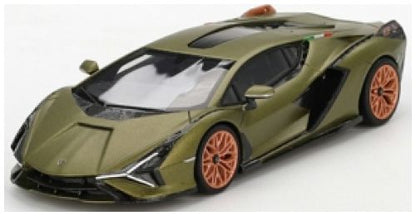 Available To Order – Lamborghini Sian FKP 37 Verde Gea Matt 1:43 TrueScale Miniatures Model (TSM 430829)