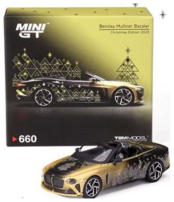 1:64 MINI GT MGT00660-L BENTLEY MULLINER BACALAR CHRISTMAS EDITION 2023 LIMITED TO 9999