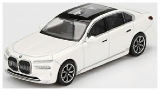 Available To Order – BMW I7 XDRIVE 60 Mineral White (LHD) 1:64 (TSM MGT00819-L)