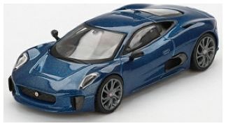Available To Order – Jaguar C-X75 Blue (LHD) 1:64 (TSM MGT00884-L)