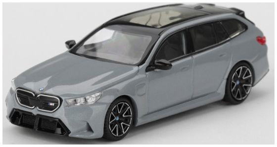 Available To Order – BMW M5 Touring (G99) Brooklyn Grey Metallic (RHD) 1:64 (TSM MGT01096-R)