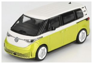 Available To Order – VW ID.Buzz Candy White/Pomelo Yellow (LHD) Blister Packaging 1:64 (TSM MGT01110-BL)