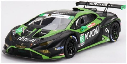 Lamborghini Huracan GT3 EVO2 #78 Forte Racing IMSA 2023 Daytona 24hrs 1:18 – diecast model