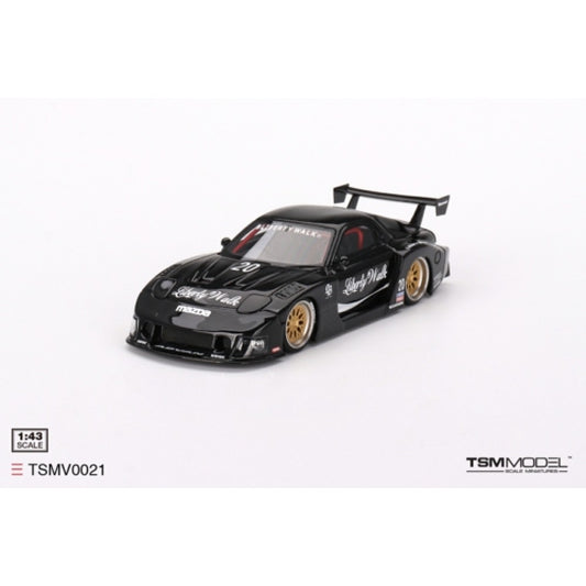 THIS ITEM IS AVAILABLE TO ORDER FROM OUR SUPPLIER - 1:43 TSM TSMV0021 MAZDA RX-7 LB-SUPER SILHOUETTE LIBERTY WALK BLACK