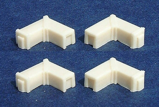 Ducting Elbows (90) HO – diecast model
