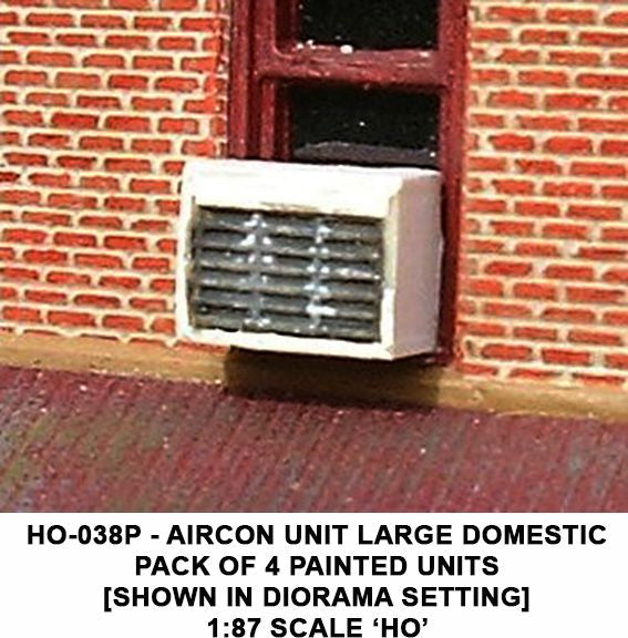 Aircon unit domestic (Large) (Painted) HO – diecast model