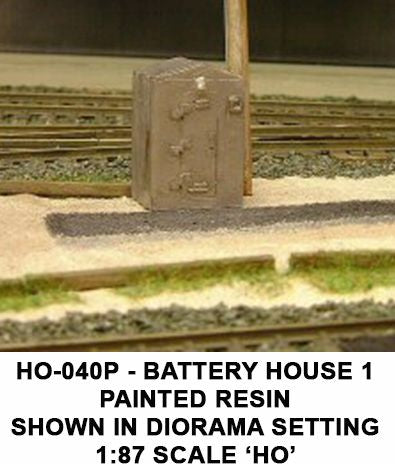 Battery House 1 (Painted) HO – diecast model