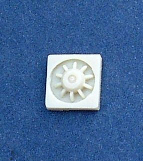 Fan Pack 1 (x 5) 11mm Square 2mm Thick HO – diecast model