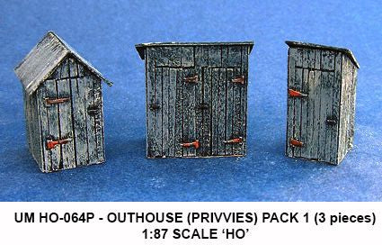 Outhouses Pack 1 HO – diecast model