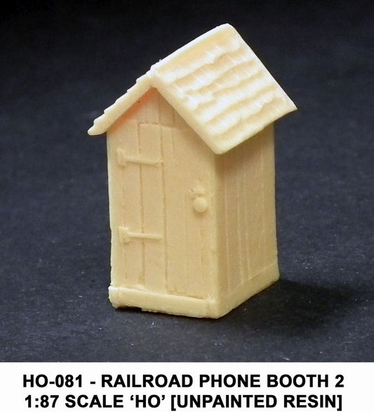 RR Phone booth 2 HO – diecast model