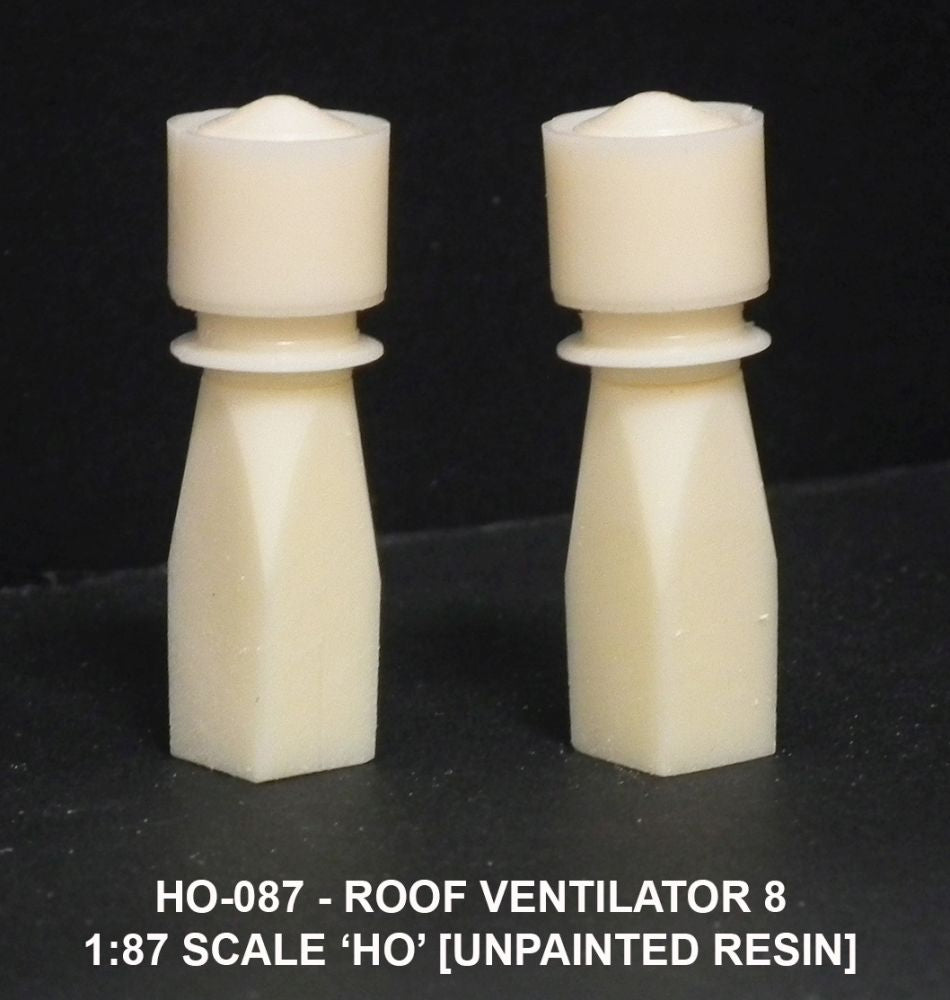 Roof vent 8 HO – diecast model