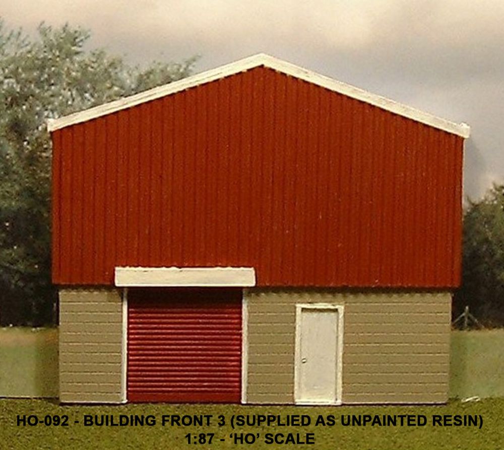 Building Front 3 HO – diecast model