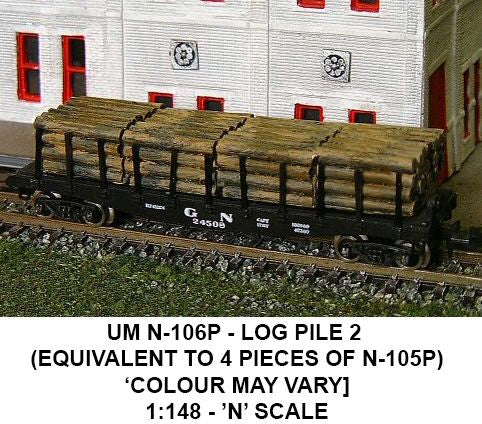 Log pile 2 (Painted) N – diecast model