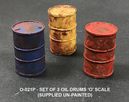 Oil drums (2) O – diecast model