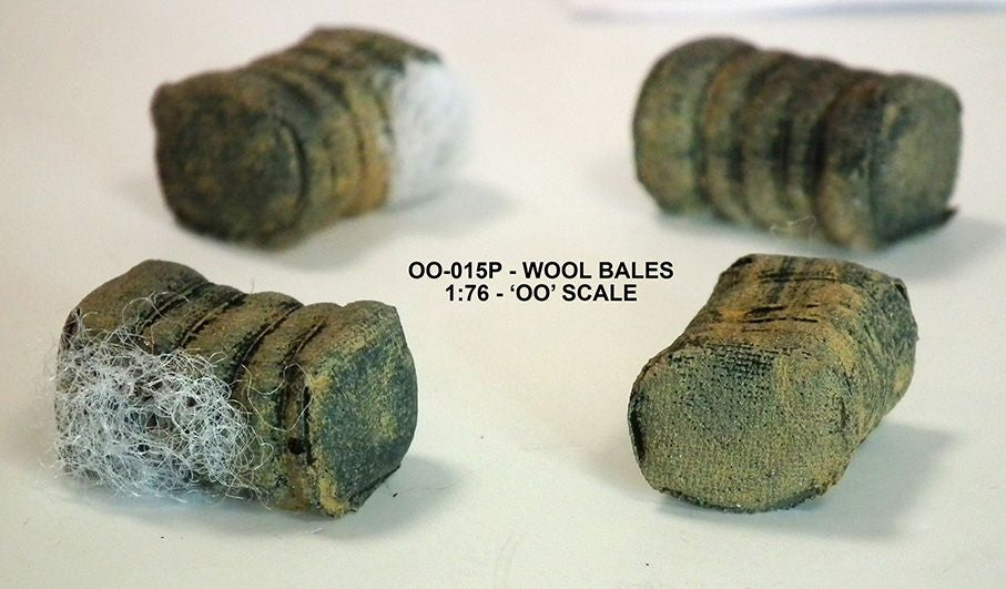 Wool bales singles (Painted) OO – diecast model