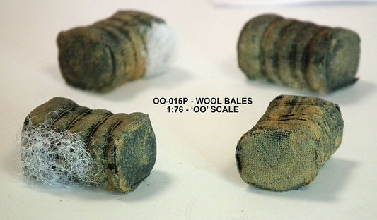 Wool bales singles (Painted) OO – diecast model