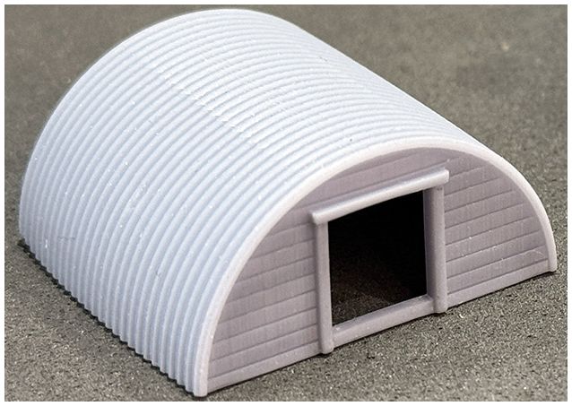 Corrugated Pig Arks (Huts) (x2) OO – diecast model