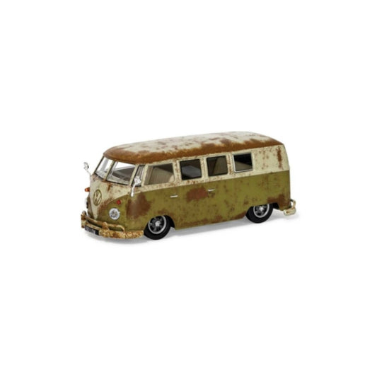 THIS ITEM IS AVAILABLE TO ORDER FROM OUR SUPPLIER - 1:43 CORGI VANGUARDS VA14501 VOLKSWAGEN TYPE 2 CAMPER 'RAT-LOOK SPLITTY'