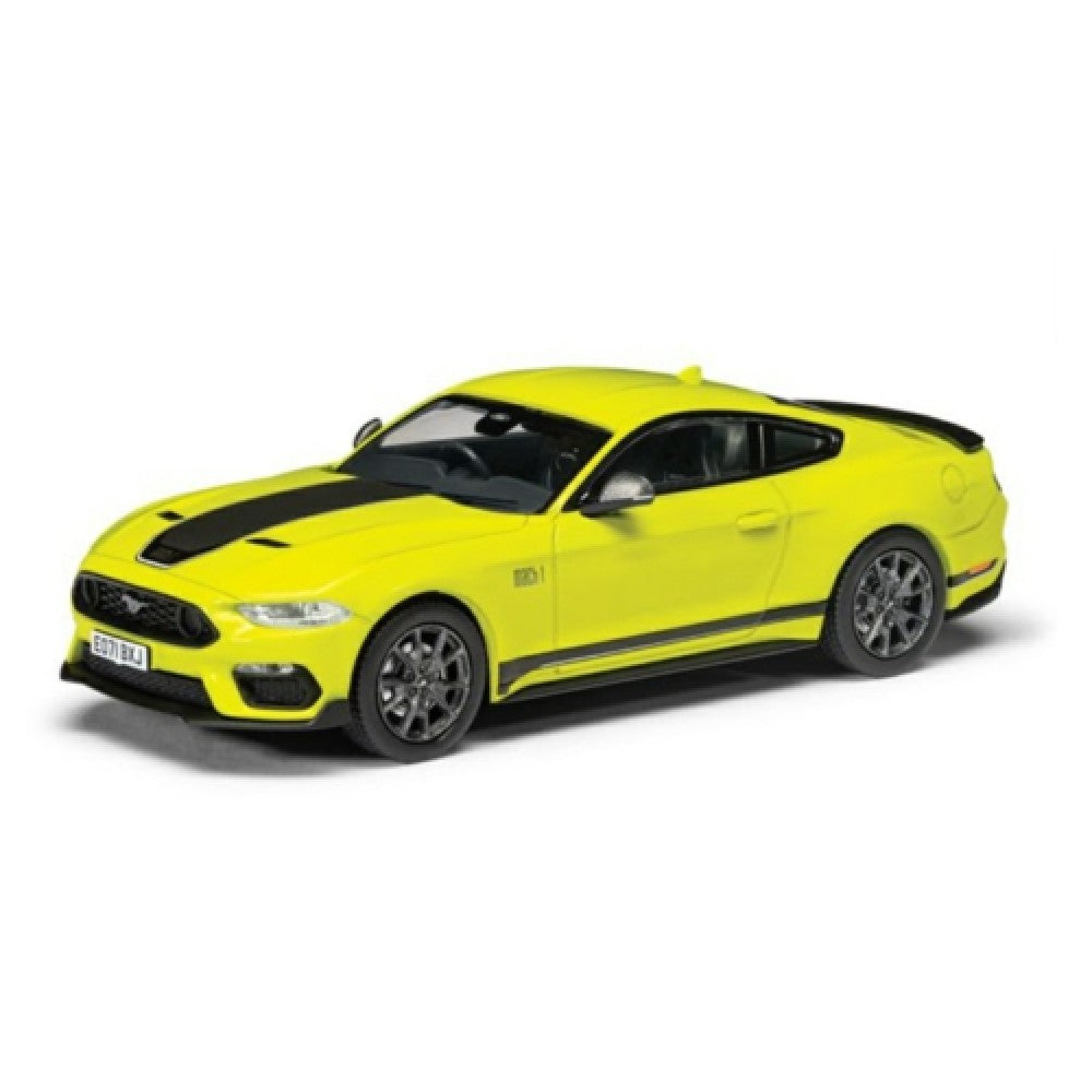THIS ITEM IS AVAILABLE TO ORDER FROM OUR SUPPLIER - 1:43 CORGI VANGUARDS VA15504 FORD MUSTANG MK6 MACH 1, GRABBER YELLOW