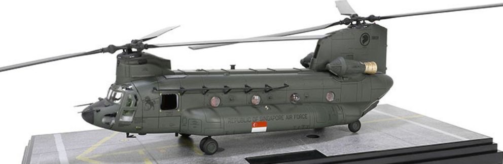 Boeing Chinook CH-47SD Helicopter Republic of SAF 127 Sqd 2008 1:72 – diecast model