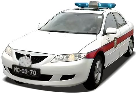 Mazda 6 2003 Macau Police (Limited Edition 499pcs) 1:43 – diecast model