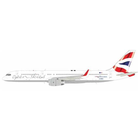 THIS ITEM IS AVAILABLE TO ORDER FROM OUR SUPPLIER - 1:200 WB MODELS WB757BPEK BRITISH AIRWAYS BOEING 757-236 G-BPEK WITH STAND 52PCS