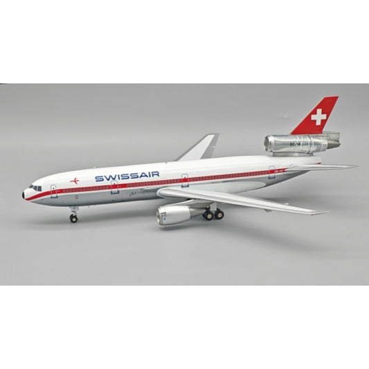 Available to Order – Swissair Mcdonnell Douglas DC-10-30 HB-IHF Polished with Stand 1:200 Wb Models Model (WBDC10SR0825P)