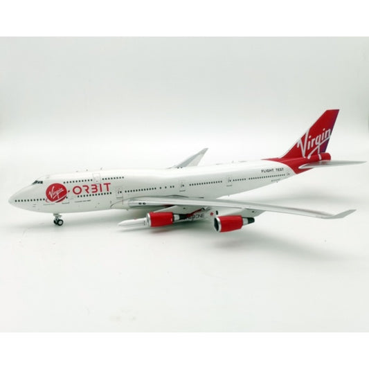 Available to Order – Virgin Orbit 747-400 N744vg Plus Wing Rocket and Stand 1:200 Wb Models Model (WBVRORBIT)