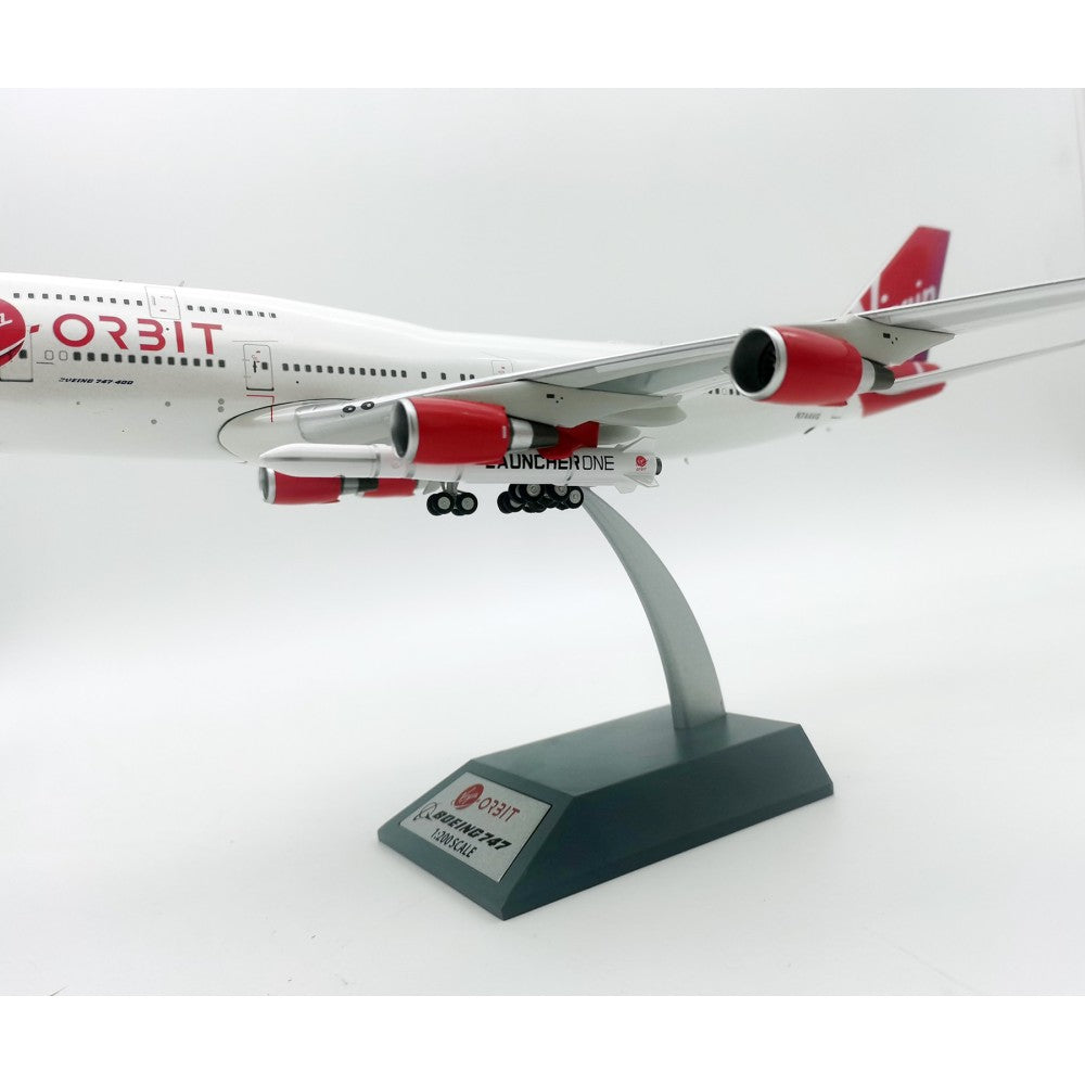 Available to Order – Virgin Orbit 747-400 N744vg Plus Wing Rocket and Stand 1:200 Wb Models Model (WBVRORBIT)