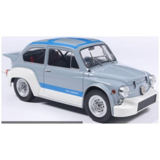 Available to Order – Fiat Abarth 1000 GR.2 Grey/blue 1970 1:24 Whitebox Model (WBX124268)