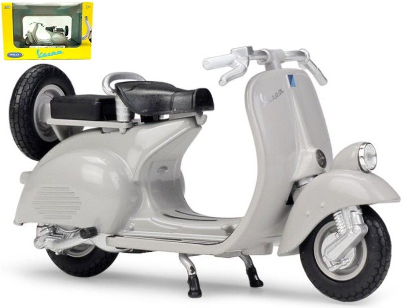 Available to Order – Vespa 125CC 1953 Light Grey 1:18 (WEL 12847)