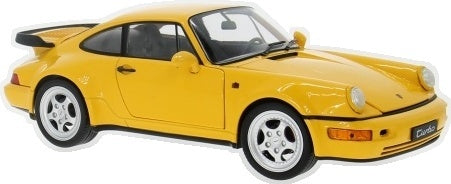 Porsche 911(964) Turbo - Yellow 1:18 Welly Model