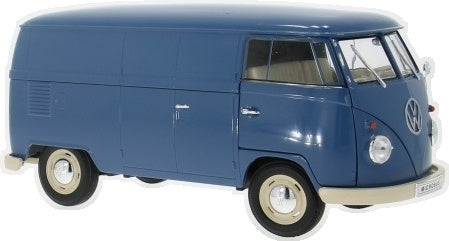 VW T1 Panel Van, 1963, blue 1:18 Welly Model
