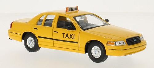 Available To Order – Ford Crown Victoria "New YorkTaxi", yellow 1:24 (WEL 22082T)