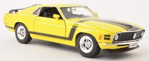 Available to Order – Ford Mustang Boss 302 1970 - Yellow 1:24 (WEL 22088Y)