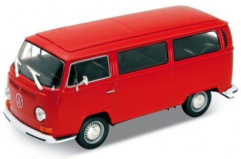 Available to Order – VW T2 Bus 1972 - Red 1:24 (WEL 22472R)