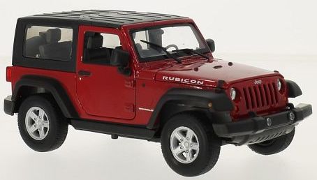 Available to Order – Jeep Wrangler Closed Roof - Red 1:24 (WEL 22489HR)