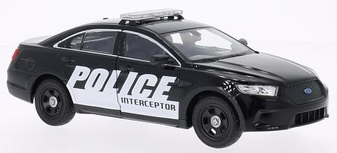 Available to Order – Ford Interceptor - Police - Black Car 1:24 (WEL 24045K)