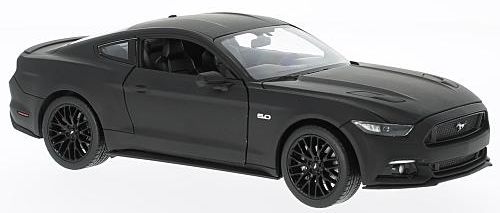 Available to Order – Ford Mustang GT 2015 - Matt black 1:24 (WEL 24062K)