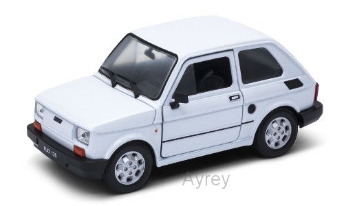 Available To Order – Fiat 126 - white 1:24 (WEL 24066W)