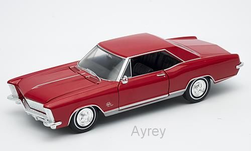Available To Order – Buick Riviera Grand sport, red, 1965 1:24 (WEL 24072R)