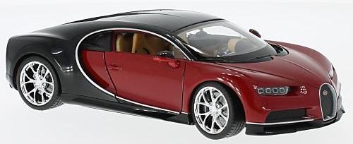 Available To Order – Bugatti Chiron, red, 2016 1:24 (WEL 24077R)
