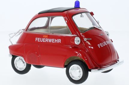 Available To Order – BMW Isetta Fire Brigade Red (1:24 BOX) 1:18 (WEL 24096FIRE)