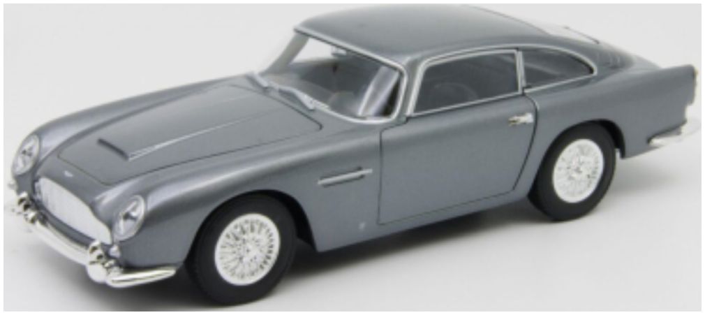 Available To Order – Aston Martin DB5 Grey 1964 1:24 Welly Model (WEL 24101GY)