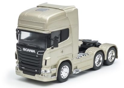 Available To Order – Scania R730 V8 (6x4) - Gold 1:32 Welly Model (WEL 32670LGD)