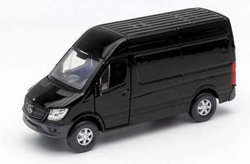 Mercedes Benz Sprinter Panel Van, black 1:34-39 Welly Model