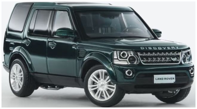 Available to Order – Land Rover Discovery 4 British Green 1:64 Whelart Model (WHE 001G)